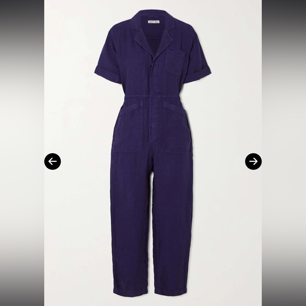 ALEX MILL 
Women's Navy Blue Jumpsuit